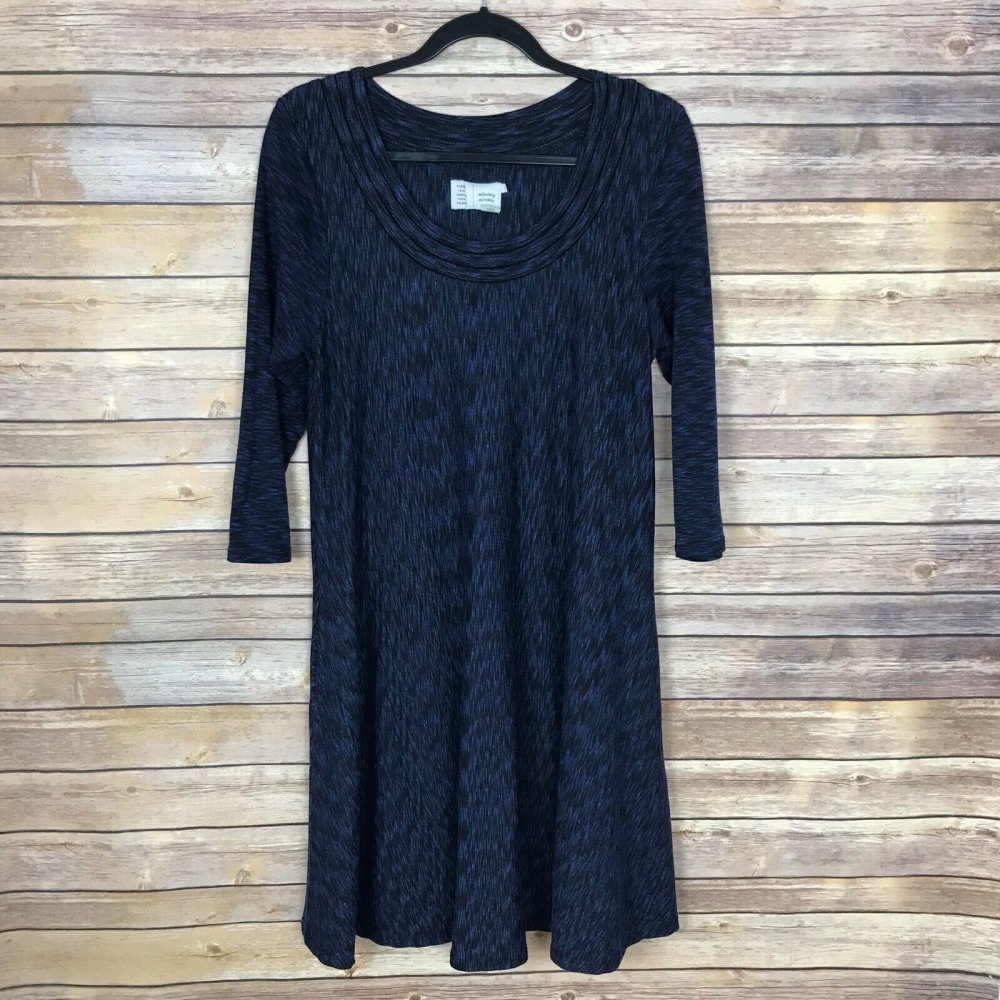 Saturday Sunday M Narva Blue Swing Dress B22